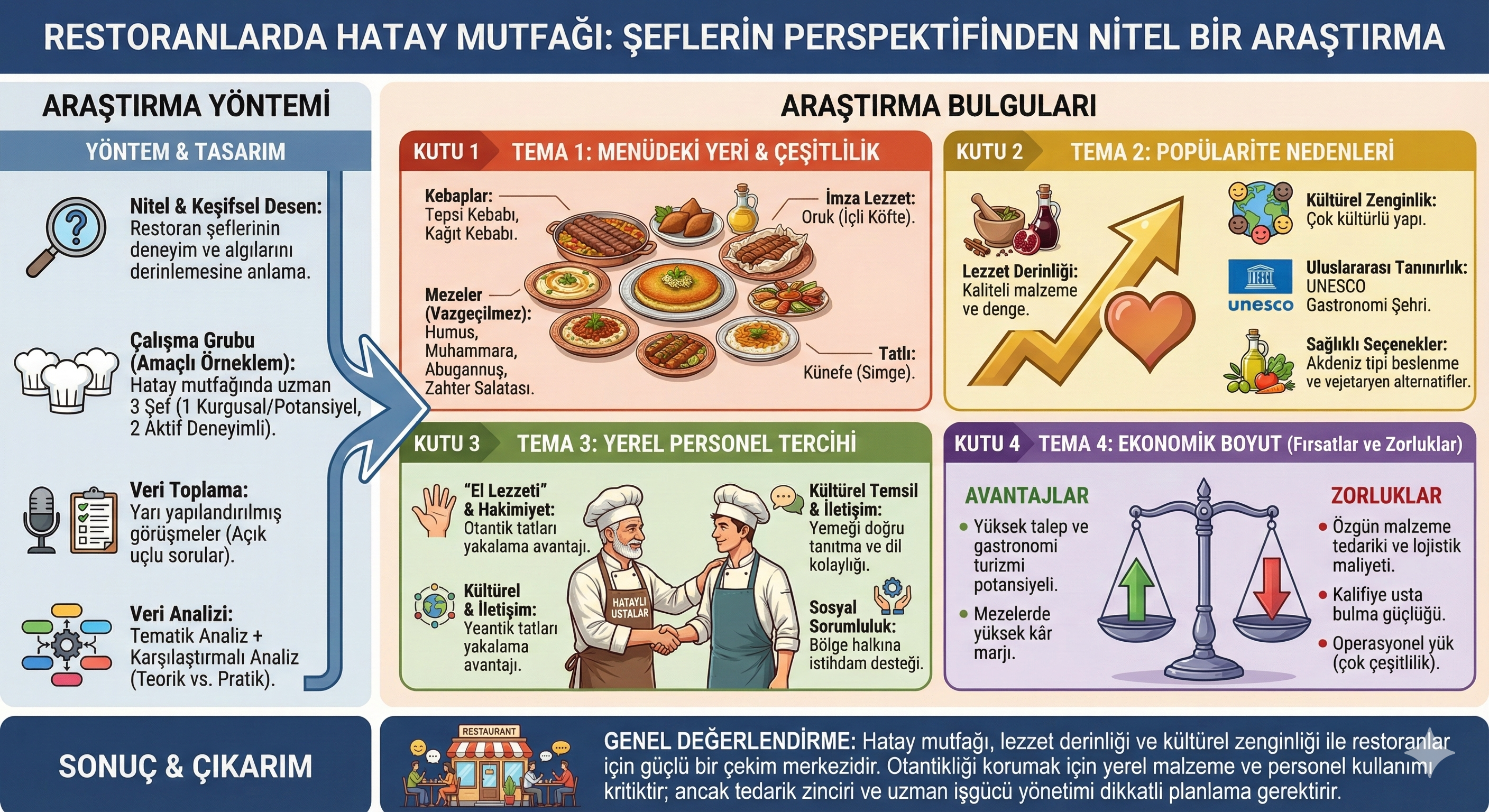 Restoranlarda Hatay Mutfağı: Şeflerin Perspektifinden Nitel Bir Araştırma
